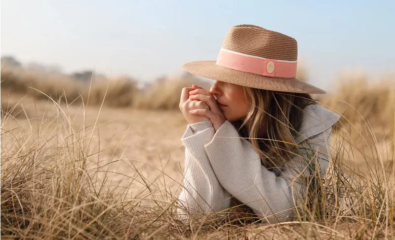 Hicks and Brown Hemley Fedora Coral-2